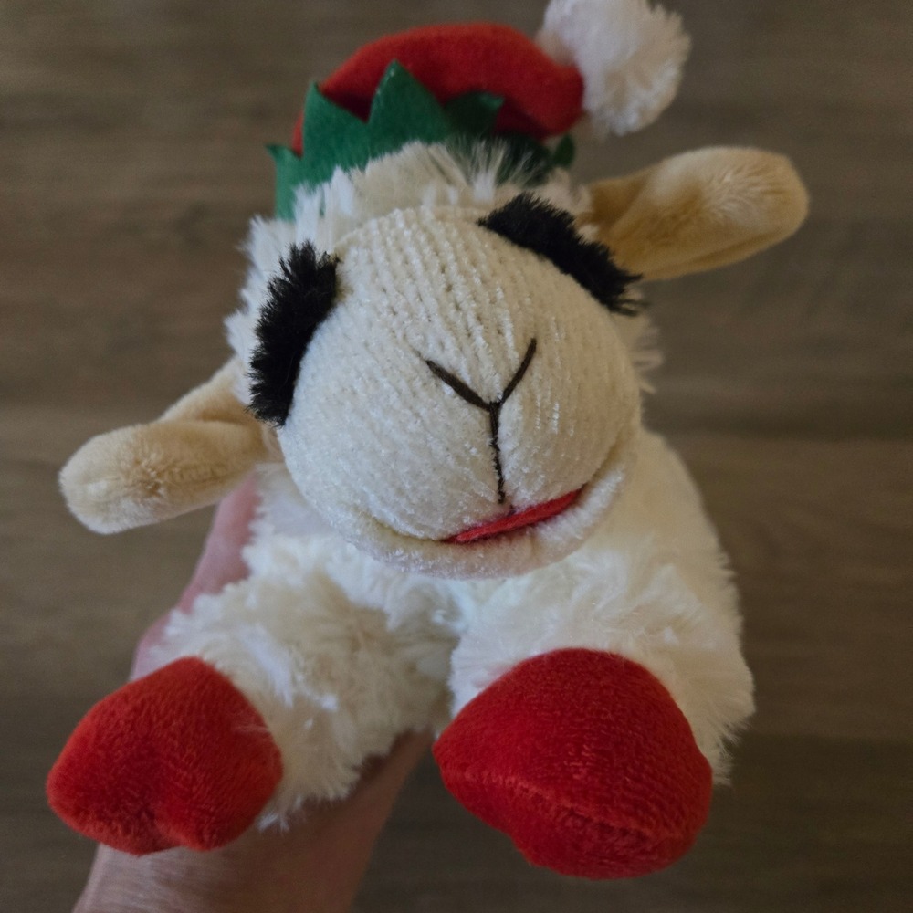 Lamb Chop The Lamb The Legend Plush Toy Dreamworks Christmas Elf Hat‎